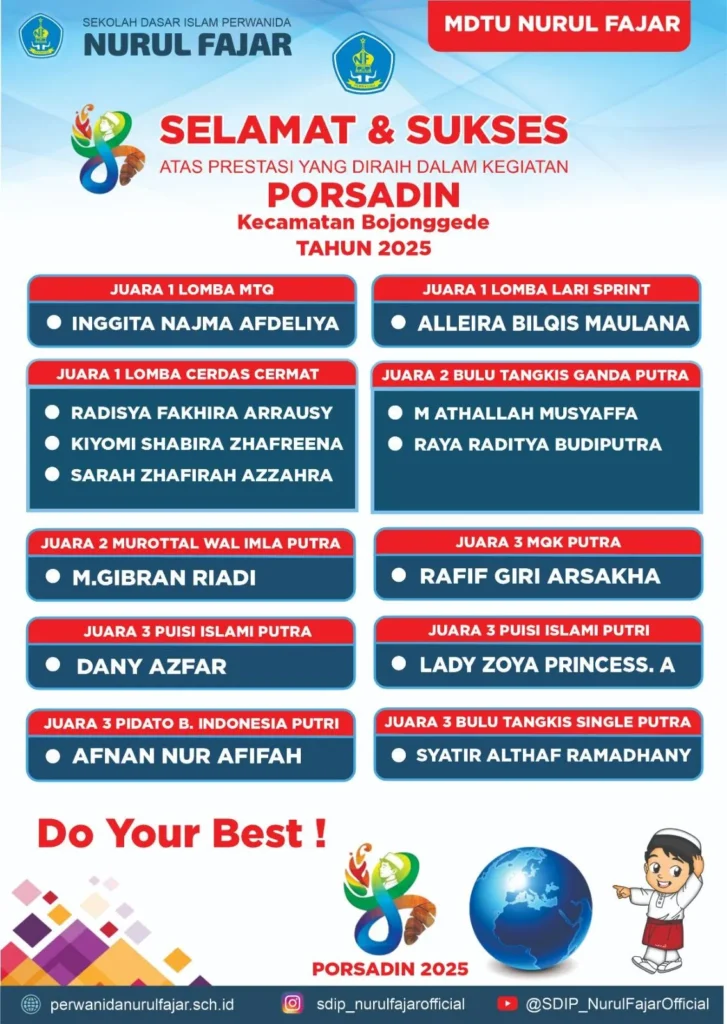 PORSADIN Kecamatan Bojonggede 2025
